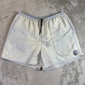 Heavily Distressed Patagonia Shell Men's Baggies Outdoor Hiking Shorts Sz Large